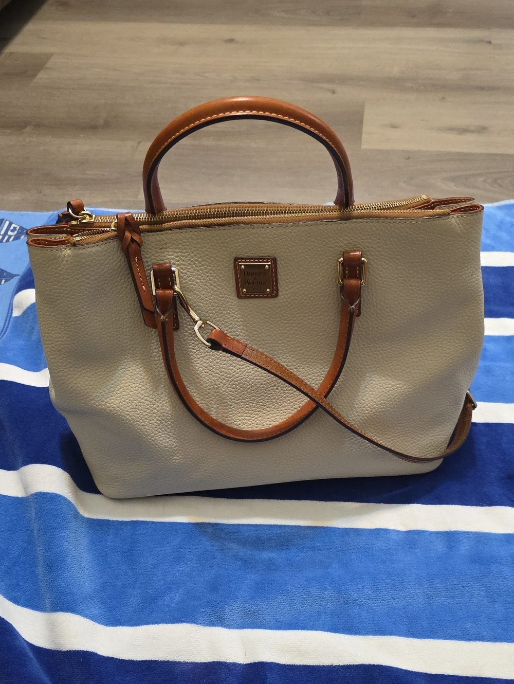 Dooney & Bourke Pebble Leather Willa Satchel